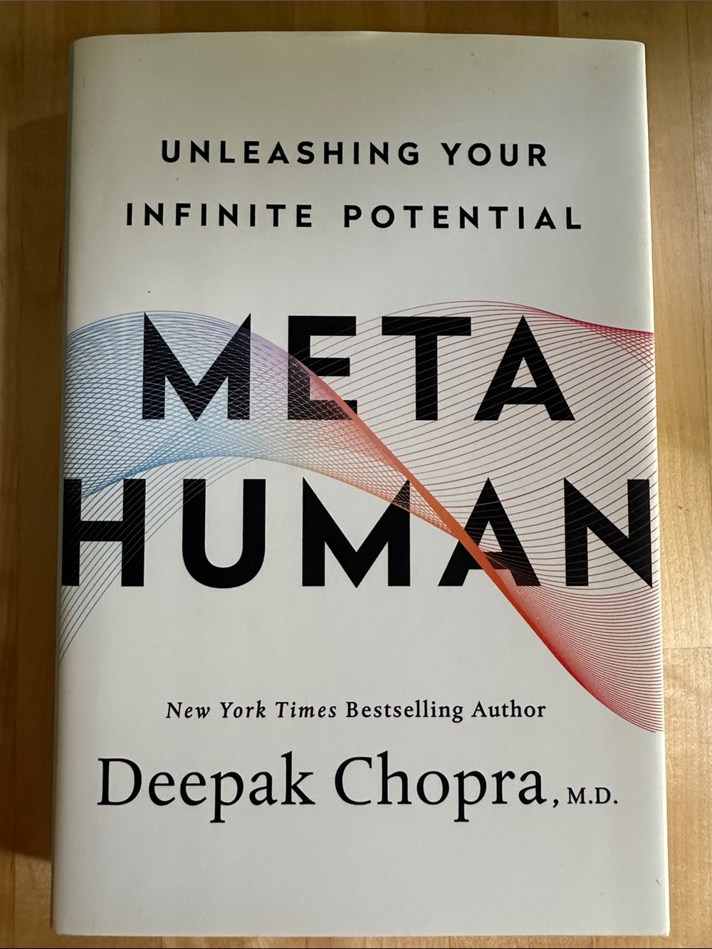 Meta Human by Deepak Chopra hardcover book